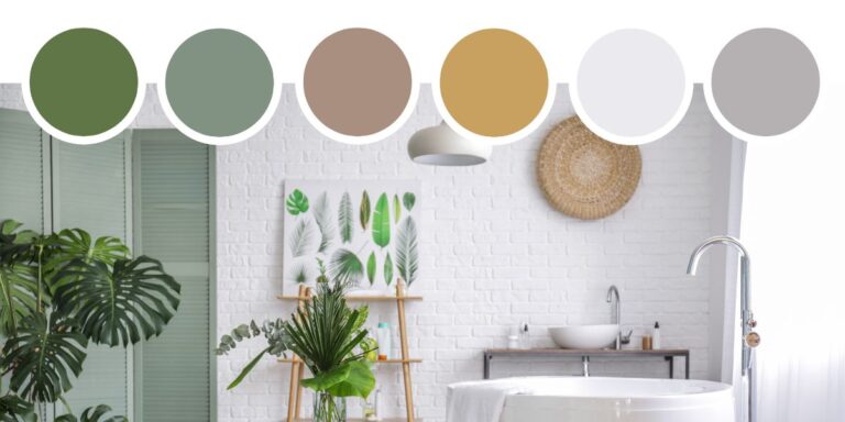 Cortinas y paleta de colores