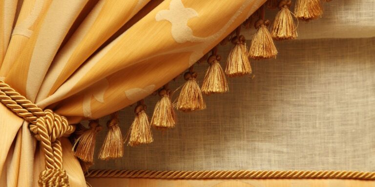 Cortinas y paleta de colores