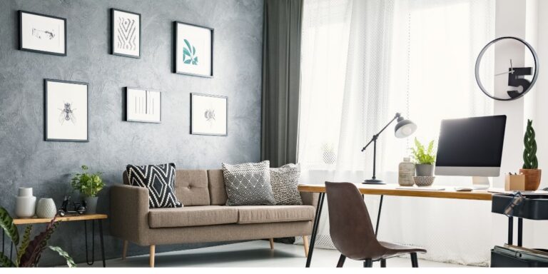 cortinas blancas son ideales en decoración